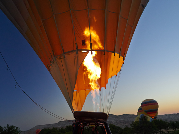 Hot air ballooning in Cappadoccia